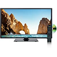 AXESS TVD1805-19 19-Inch 1080p LED HD TV | VGA/HDMI Inputs, Built-in DVD Player, Full Function Remote