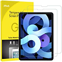 JETech 2-Pack Screen Protector for iPad Air 4 10.9-Inch, iPad Pro 11-Inch All Models, Face ID Compatible, Tempered Glass…