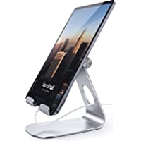 Tablet Stand Adjustable, Lamicall Tablet Stand : Desktop Stand Holder Dock Compatible with Tablet Such as iPad Pro 9.7…