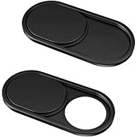 CloudValley Webcam Cover Slide[2-Pack], 0.023 Inch Ultra-Thin Metal Web Camera Cover for MacBook Pro, iMac, Laptop, PC…