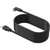 KIWI Design Link Cable for Oculus/Meta Quest 1/2 Accessories, USB A to Type-C 16 Feet/5 Meters Black