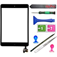 Prokit for Black iPad Mini Touch Screen Digitizer Complete Assembly with IC Chip & Home Button Replacement with SlyPry…