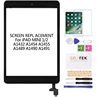 Touch Screen Digitizer for iPad Mini 1 2 A1432 A1454 A1455 A1489 A1490 Replacement Screen Parts, with IC Chip,Home…