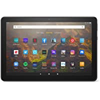 Fire HD 10 tablet, 10.1", 1080p Full HD, 32 GB, latest model (2021 release), Black, without lockscreen ads