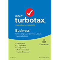 [Old Version] TurboTax Business 2019 Tax Software [PC Download]