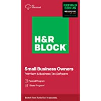 H&R Block Tax Software Premium & Business 2020 with 3.5% Refund Bonus Offer (Amazon Exclusive) [PC Download] [Old…
