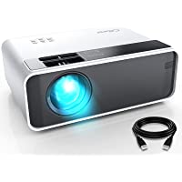 Mini Projector, CiBest Video Projector Outdoor Movie Projector 7500L, LED Portable Home Theater Projector 1080P and 200…