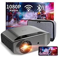5G WiFi Bluetooth Native 1080P Projector[Projector Screen Included], Roconia 9000LM Full HD Movie Projector, 300…
