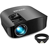 Projector, GooDee 2022 Upgraded HD 1080P Video Projector, 8500L Outdoor Movie Projector, 230" Supported Home Theater…