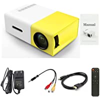 Mini Projector,Portable Projector for Kids Gift,Small Outdoor LED Video Projectors for Home Theater Movie with HDMI USB…