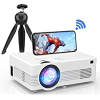 WiFi Projector, Full HD 1080P & Max 200Inch Display Supported Outdoor Mini Projector, Wireless Smartphone Miracast…