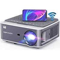 DBPOWER Native 1080P WiFi Projector, Upgrade 9500L Full HD Outdoor Movie Projector, Support 4D Keystone Correction, Zoom…