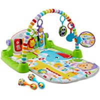 Fisher-Price Deluxe Kick and Play Piano Gym and Maracas [Amazon Exclusive]