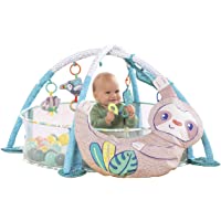 Infantino 4-in-1 Jumbo Baby Activity Gym & Ball Pit - Combination Baby Activity Gym and Ball Pit for Sensory Exploration…
