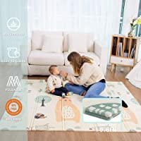 Baby Play mat, playmat, Baby mat Folding Extra Large Thick Foam Crawling playmats Reversible Waterproof Portable playmat…