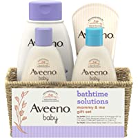 Aveeno Baby Mommy & Me Daily Bathtime Gift Set Including Baby Wash & Shampoo, Calming Baby Bath & Wash, Baby…