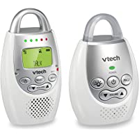 VTech DM221 Audio Baby Monitor with up to 1,000 ft of Range, Vibrating Sound-Alert, Talk Back Intercom & Night Light…