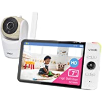 VTech VM919HD Video Monitor with 7-inch True-Color HD 720p Display, Fully Remote Pan, Tilt, Zoom, 360 Panoramic Viewing…