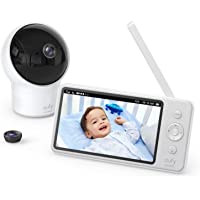 Video Baby Monitor, eufy Security, Video Baby Monitor with Camera and Audio, 720p HD Resolution, Night Vision, 5…