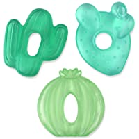 Itzy Ritzy Water-Filled Teethers; Set of 3 Coordinating Cactus Water Teethers; Cutie Coolers are Textured On Both Sides…