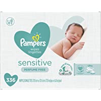 Pampers Choose Your Count, Sensitive Water Based Baby Diaper Wipes, Hypoallergenic and Unscented, (Packaging May Vary…