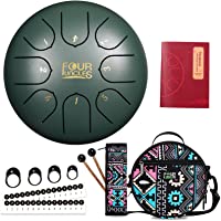FOUR UNCLES Steel Tongue Drum, Handpan Drum Percussion Instrument Panda Drum C Key with Bag Music Book and Mallets for…