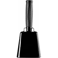 Steel Cow Bell with Handle Cowbells,Cheering Bell and Loud Noise Makers Hand Bells for Sporting Events,Football Games…