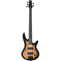 Ibanez 5 String Bass Guitar, Right, Natural Gray Burst (GSR205SMNGT)
