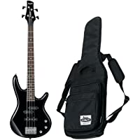 Ibanez GSR Mikro Compact Electric Bass Guitar (Black) w/ Free Ibanez Gig Bag