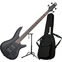 Ibanez SR300EB WK 4 String Electric Bass Guitar Weathered Black with Gig Bag and