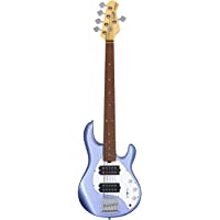 Sterling by Music Man 5 String Bass Guitar, Right, Lake Blue Metallic (RAY5HH-LBM-R1)