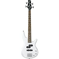 Ibanez 4 String Bass Guitar, Right, Pearl White (GSRM20PW)