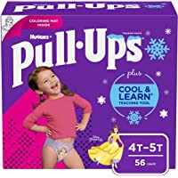 Pull-Ups Cool & Learn Girls' Training Pants, 4T-5T, 56 Ct