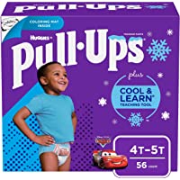 Pull-Ups Cool & Learn Boys' Training Pants, 4T-5T, 56 Ct