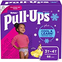 Pull-Ups Cool & Learn Girls' Training Pants, 3T-4T, 66 Ct
