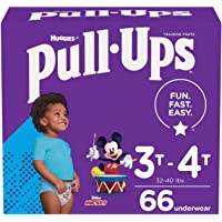 Pull-Ups Boys' Potty Training Pants Training Underwear Size 5, 3T-4T, 66 Ct