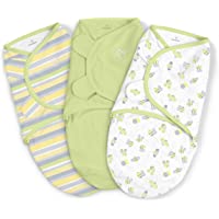 SwaddleMe Original Swaddle – Size Small, 0-3 Months, 3-Pack (Busy Bees)
