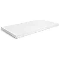 Milliard 2-Inch Ventilated Memory Foam Crib and Toddler Bed Mattress Topper with Removable Waterproof 65-Percent Cotton…