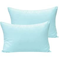 NTBAY 2 Pack Microfiber 14 x 20 Inches Toddler Pillowcases, Super Soft Travel Kids Pillow Cases with Envelope Closure…