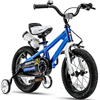 RoyalBaby Kids Bike Boys Girls Freestyle Bicycle 12 14 16 Inch with Training Wheels, 16 18 20 with Kickstand Child's…
