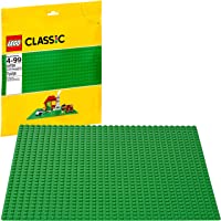 LEGO Classic Green Baseplate 2304 Supplement for Building, Playing, and Displaying Creations, 10in x 10in, Large…