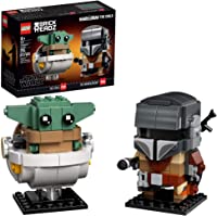 LEGO BrickHeadz Star Wars The Mandalorian & The Child 75317 Building Kit, Toy for Kids and Any Star Wars Fan Featuring…