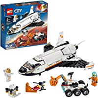 LEGO City Space Mars Research Shuttle 60226 Space Shuttle Toy Building Kit with Mars Rover and Astronaut Minifigures…