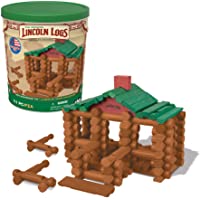 Lincoln Logs –100th Anniversary Tin-111 Pieces-Real Wood Logs-Ages 3+ - Best Retro Building Gift Set for Boys/Girls…