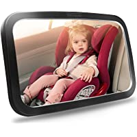 Shynerk Baby Car Mirror, Safety Car Seat Mirror for Rear Facing Infant with Wide Crystal Clear View, Shatterproof, Fully…