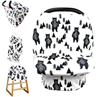 Bear Car seat Canopy for Babies, Car Seat Cover for Boys Girls, CarSeat Canopies for Newborn, Multiuse - Nursing…