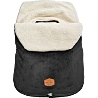 JJ Cole Bundleme - Original, Baby Bunting Bag, Winter Protection for Baby Car Seats and Strollers, Black