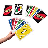 Mattel Games Giant UNO Family Card Game with 108 Oversized Cards and Instructions, Great Gift for Kids Ages 7 Years and…