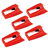 Record Player Needles Replacement, 5 Pack Turntable Replacement Needle for Vinyl Record Player LP Phonograph,Victrola…