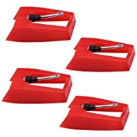 4 Pack Ruby Record Player Needle Turntable Stylus Replacement for ION Jenson Crosley Victrola Sylvania Turntable…